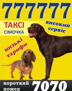 Таксі Сімочка 777 777 Хмельницький 5